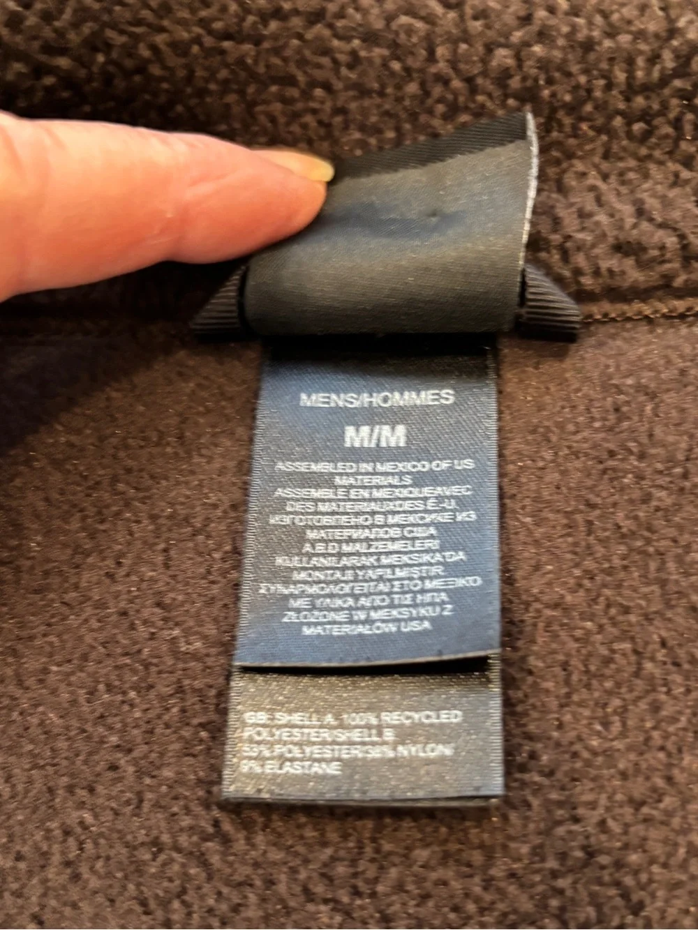 Men’s half zip fleece
